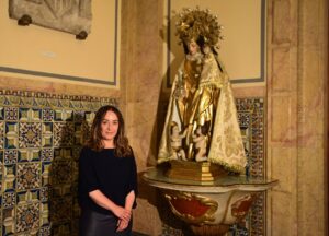 Virgen de los Desamparados en la Sala de Exposiciones del Ayuntamiento de Valencia